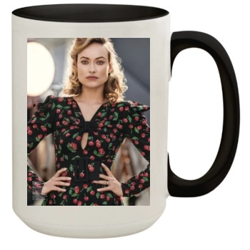 Olivia Wilde 15oz Colored Inner & Handle Mug