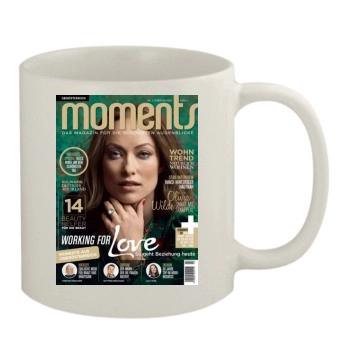 Olivia Wilde 11oz White Mug