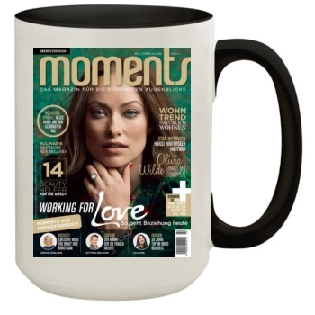 Olivia Wilde 15oz Colored Inner & Handle Mug