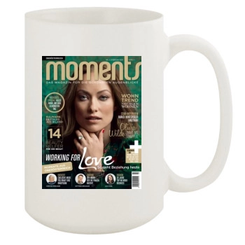 Olivia Wilde 15oz White Mug