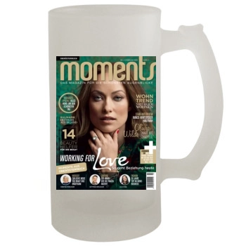 Olivia Wilde 16oz Frosted Beer Stein