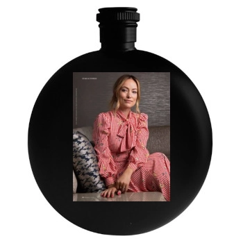 Olivia Wilde Round Flask