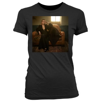 Olivia Wilde Women's Junior Cut Crewneck T-Shirt