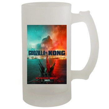 Godzilla vs. Kong (2021) 16oz Frosted Beer Stein