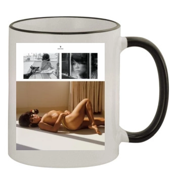 Gwen Wong 11oz Colored Rim & Handle Mug