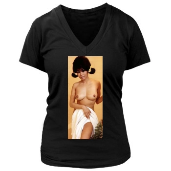 Gwen Wong Women's Deep V-Neck TShirt