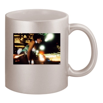 Gwen Wong 11oz Metallic Silver Mug