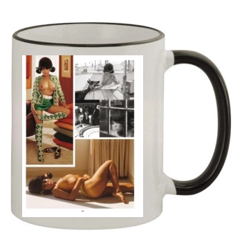 Gwen Wong 11oz Colored Rim & Handle Mug