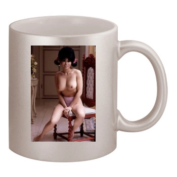 Gwen Wong 11oz Metallic Silver Mug