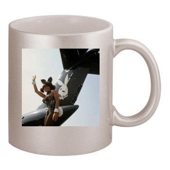 Gwen Wong 11oz Metallic Silver Mug