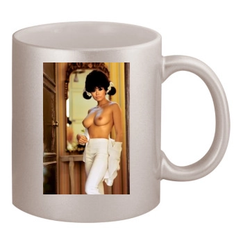 Gwen Wong 11oz Metallic Silver Mug