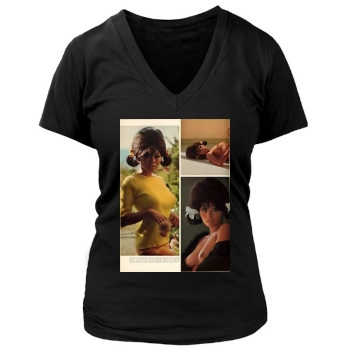 Gwen Wong Women's Deep V-Neck TShirt