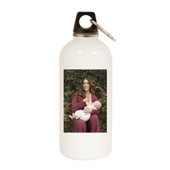 Alanis Morissette White Water Bottle With Carabiner