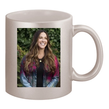 Alanis Morissette 11oz Metallic Silver Mug