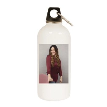 Alanis Morissette White Water Bottle With Carabiner