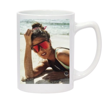 Alessandra Ambrosio 14oz White Statesman Mug