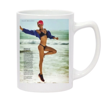 Alessandra Ambrosio 14oz White Statesman Mug