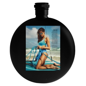 Alessandra Ambrosio Round Flask