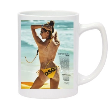 Alessandra Ambrosio 14oz White Statesman Mug