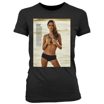 Alessandra Ambrosio Women's Junior Cut Crewneck T-Shirt