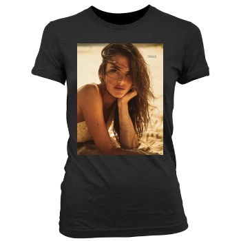 Alessandra Ambrosio Women's Junior Cut Crewneck T-Shirt