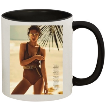 Alessandra Ambrosio 11oz Colored Inner & Handle Mug