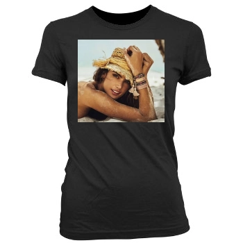 Alessandra Ambrosio Women's Junior Cut Crewneck T-Shirt