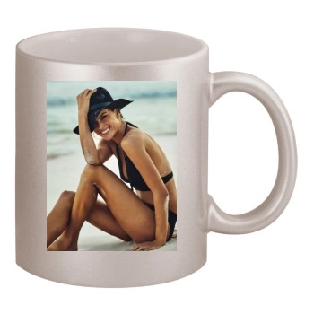 Alessandra Ambrosio 11oz Metallic Silver Mug