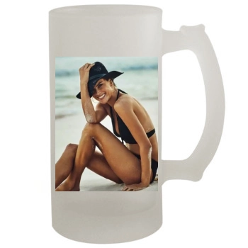 Alessandra Ambrosio 16oz Frosted Beer Stein