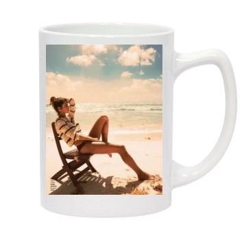 Alessandra Ambrosio 14oz White Statesman Mug