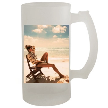 Alessandra Ambrosio 16oz Frosted Beer Stein