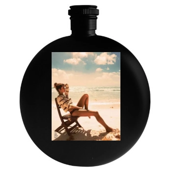 Alessandra Ambrosio Round Flask