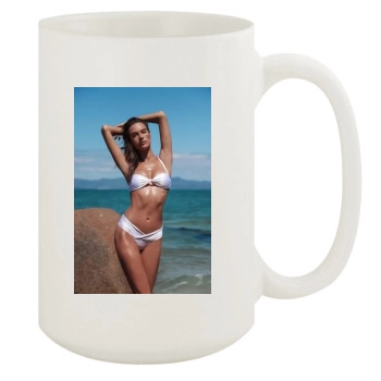 Alessandra Ambrosio 15oz White Mug