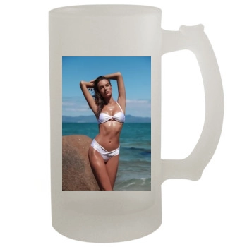 Alessandra Ambrosio 16oz Frosted Beer Stein