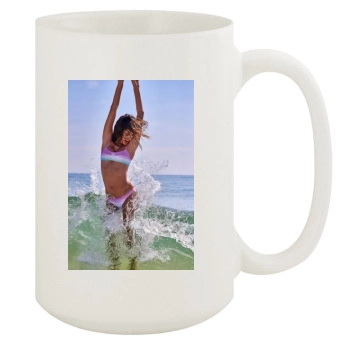 Alessandra Ambrosio 15oz White Mug