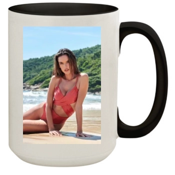 Alessandra Ambrosio 15oz Colored Inner & Handle Mug