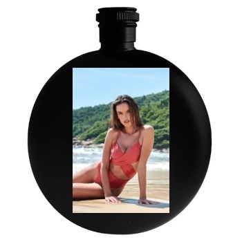 Alessandra Ambrosio Round Flask