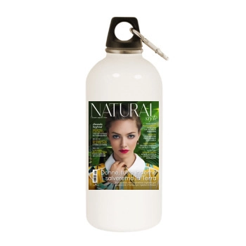 Amanda Seyfried White Water Bottle With Carabiner