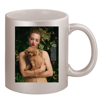 Amanda Seyfried 11oz Metallic Silver Mug