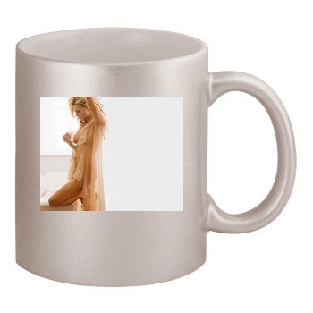 Heidi Klum 11oz Metallic Silver Mug