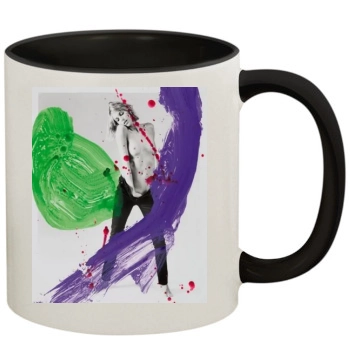 Anja Rubik 11oz Colored Inner & Handle Mug