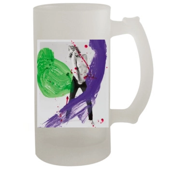 Anja Rubik 16oz Frosted Beer Stein