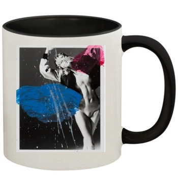 Anja Rubik 11oz Colored Inner & Handle Mug