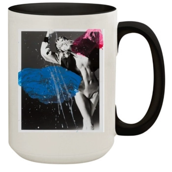 Anja Rubik 15oz Colored Inner & Handle Mug