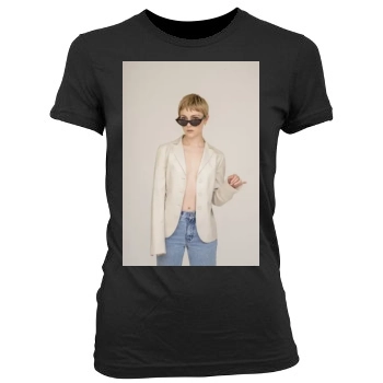 AnnaSophia Robb Women's Junior Cut Crewneck T-Shirt