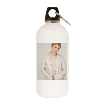 AnnaSophia Robb White Water Bottle With Carabiner