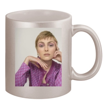 AnnaSophia Robb 11oz Metallic Silver Mug