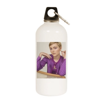 AnnaSophia Robb White Water Bottle With Carabiner