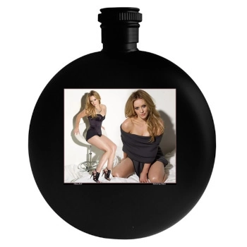 Hilary Duff Round Flask