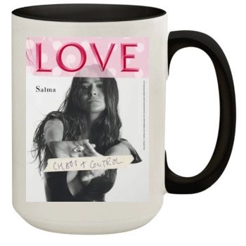 Salma Hayek 15oz Colored Inner & Handle Mug